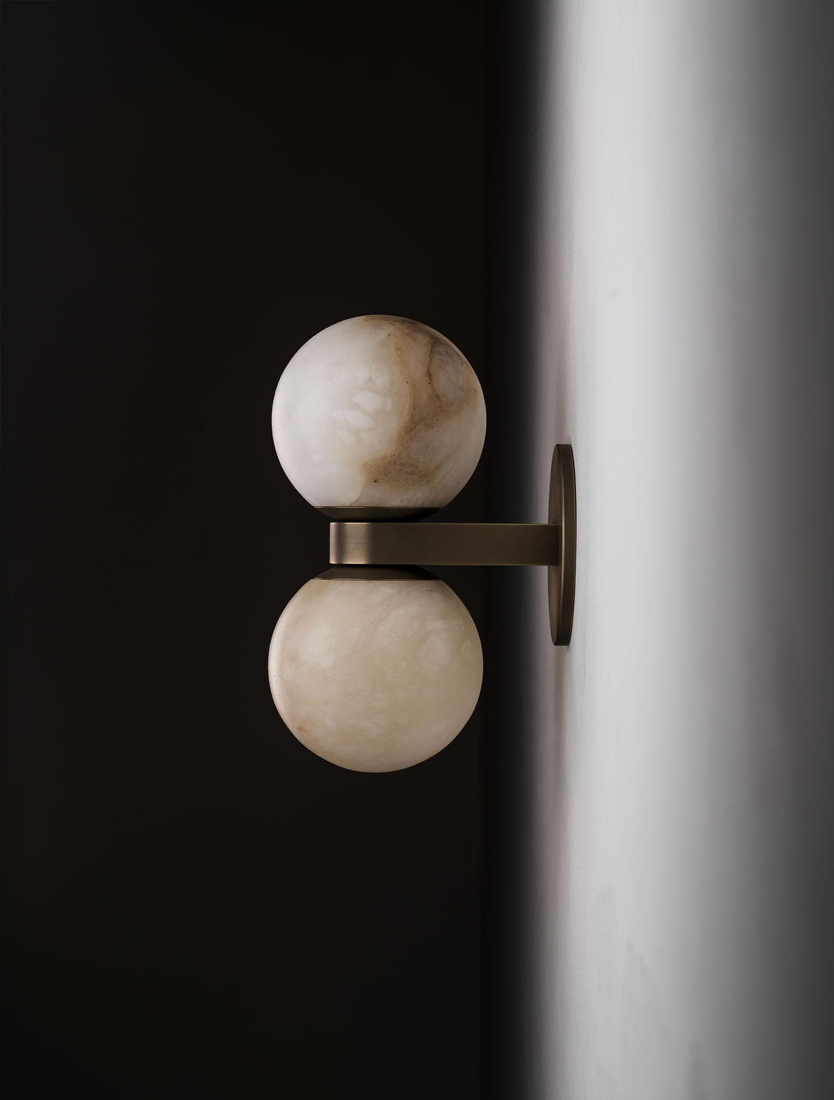 Lush alabastro aplique de pared esfera