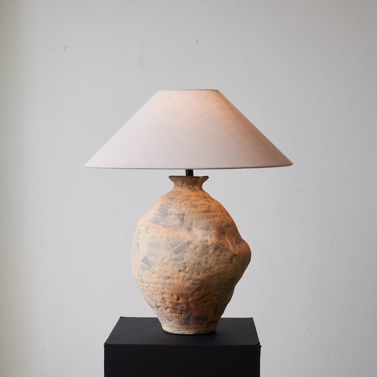 Terierelia cerámica lámpara de mesa wabi-sabi Terracota & Beige