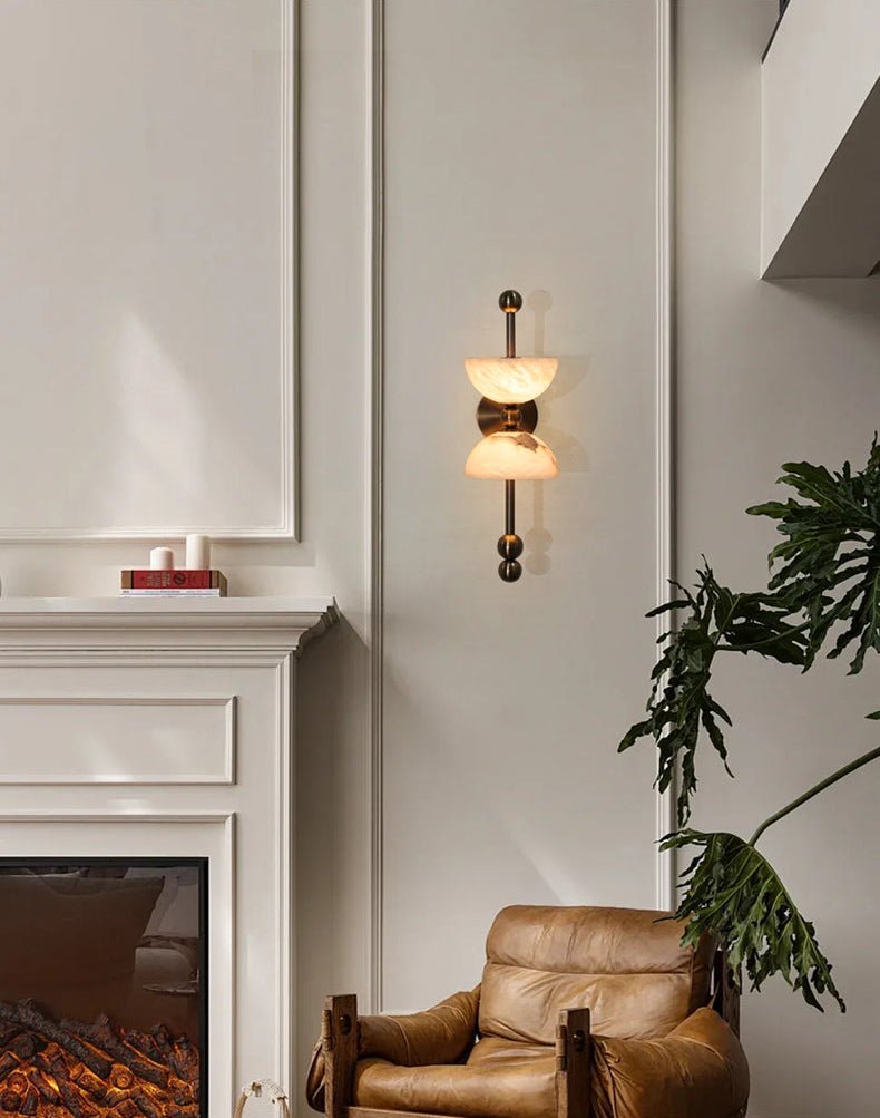 Seraphin aplique de pared en alabastro