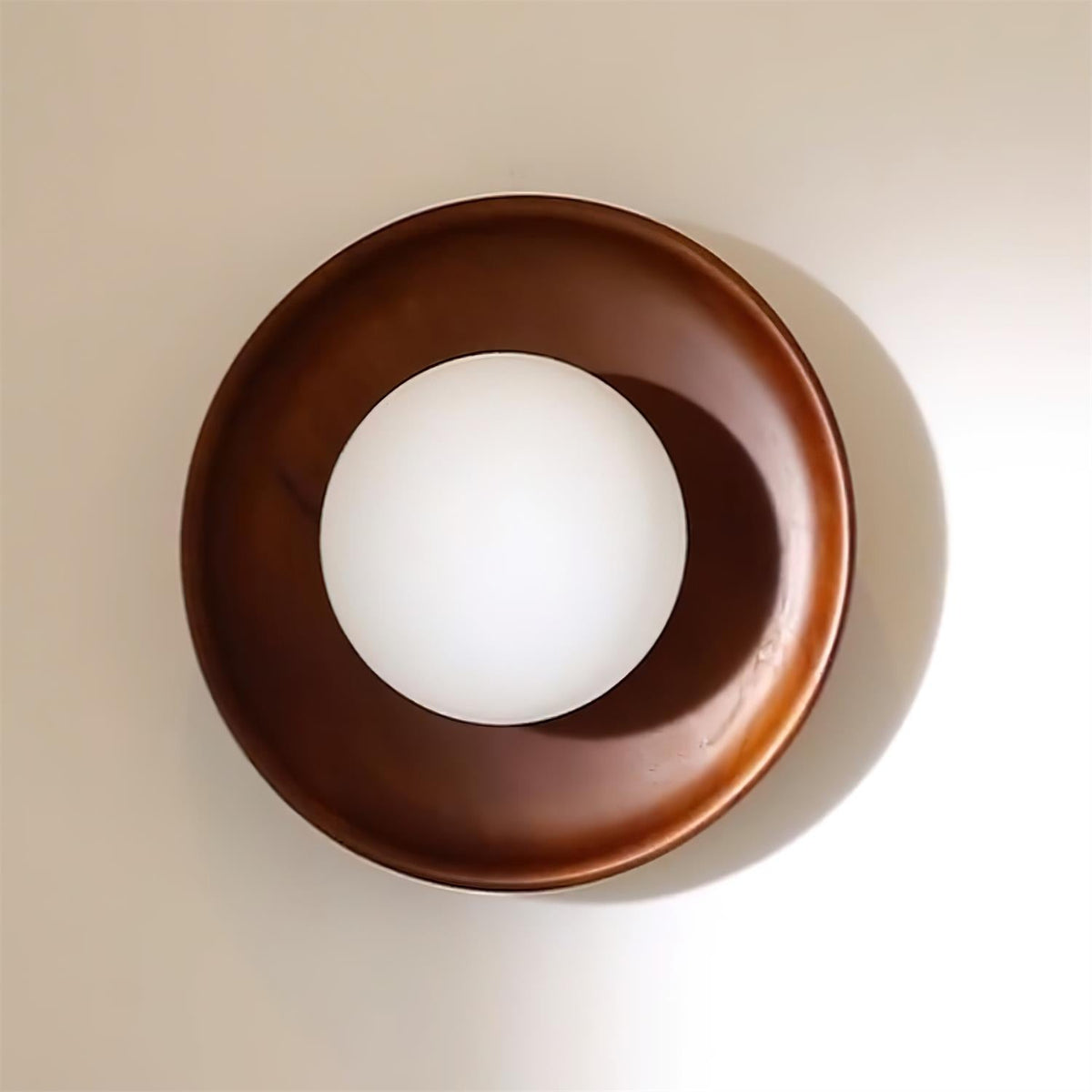 Runa aplique de pared de madera