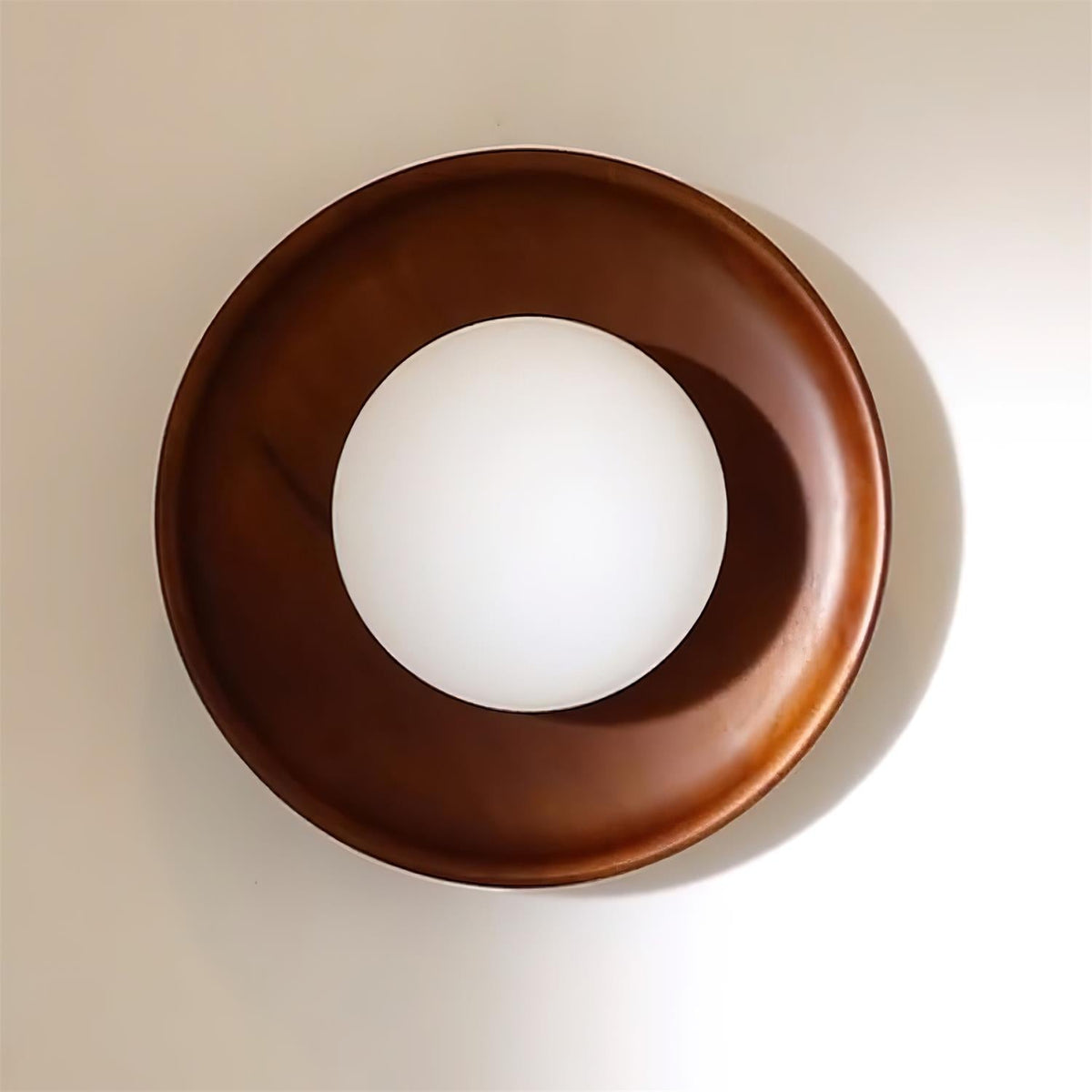 Runa aplique de pared de madera