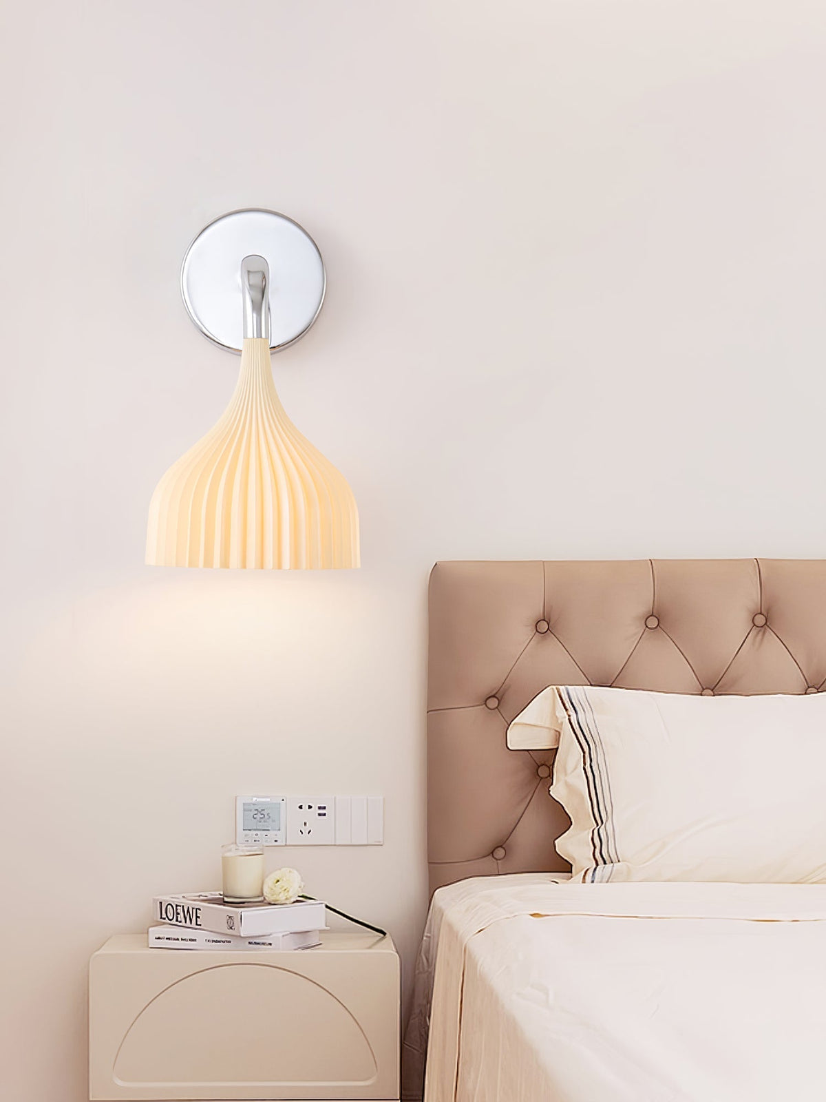 Aurzorus aplique de pared moderno minimalista de plástico