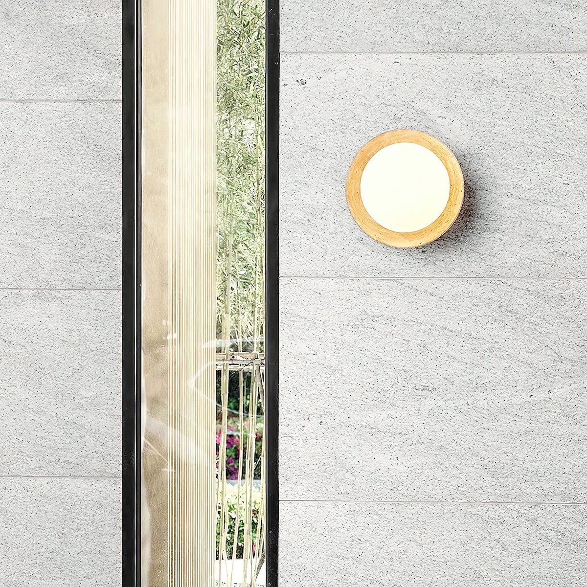 Velenenne aplique de pared con vidrio