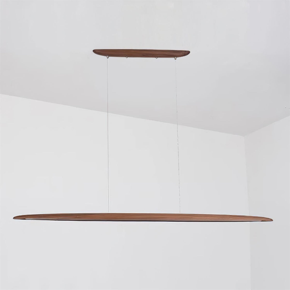 Duvane Lámpara Colgante Lineal Madera Moderno LED