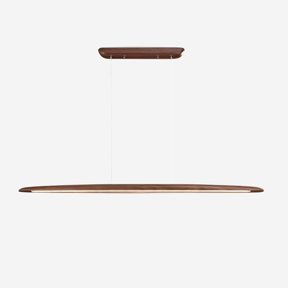 Duvane Lámpara Colgante Lineal Madera Moderno LED