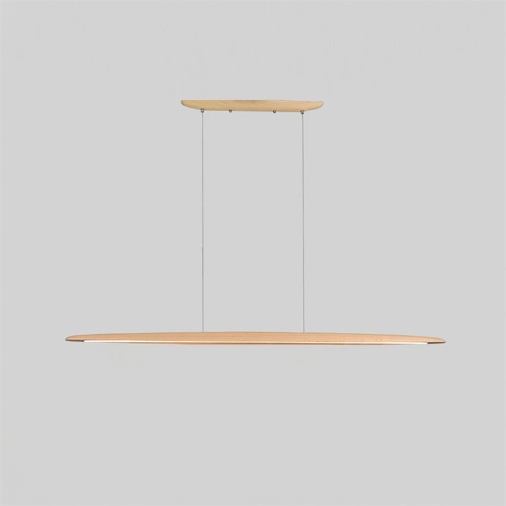 Duvane Lámpara Colgante Lineal Madera Moderno LED