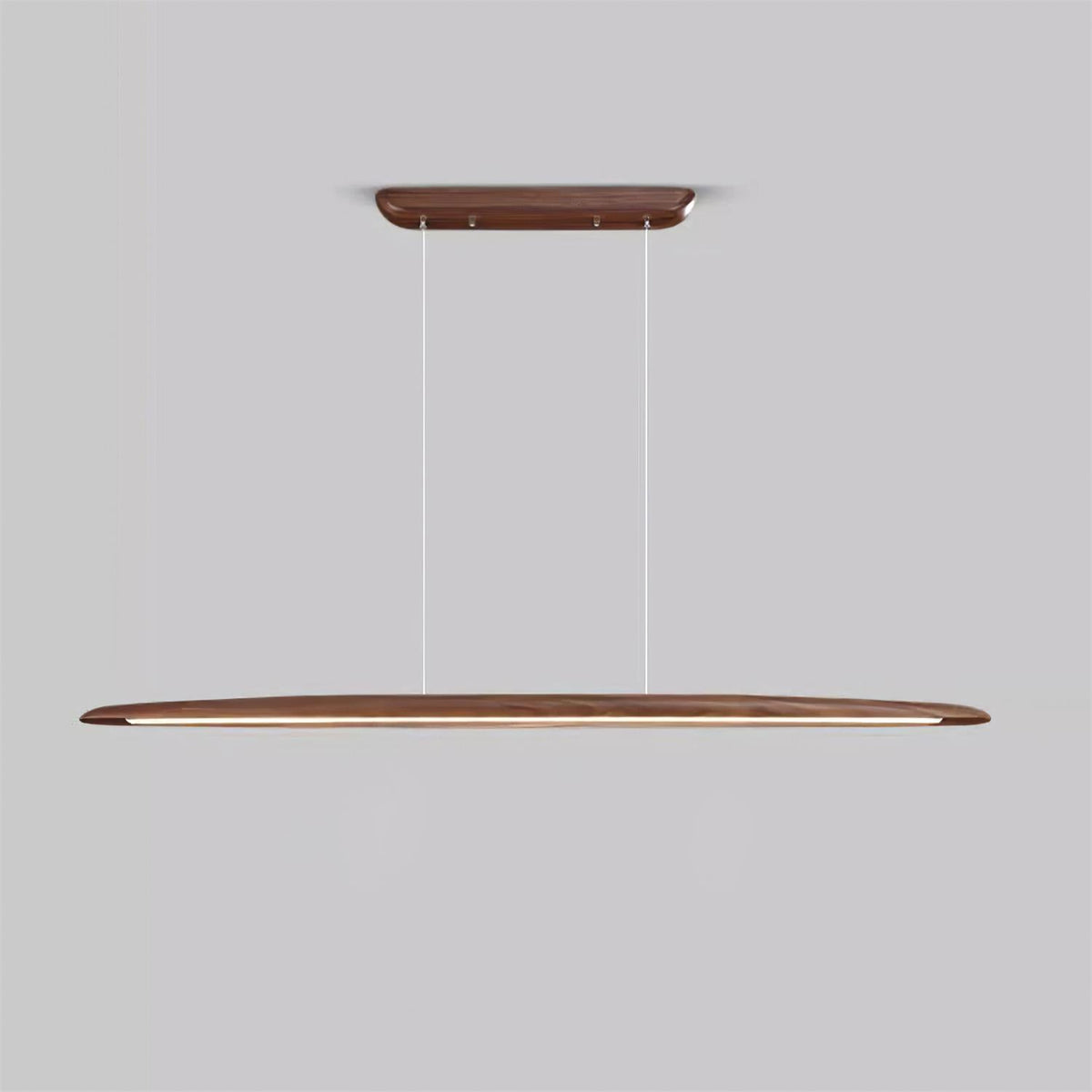 Duvane Lámpara Colgante Lineal Madera Moderno LED