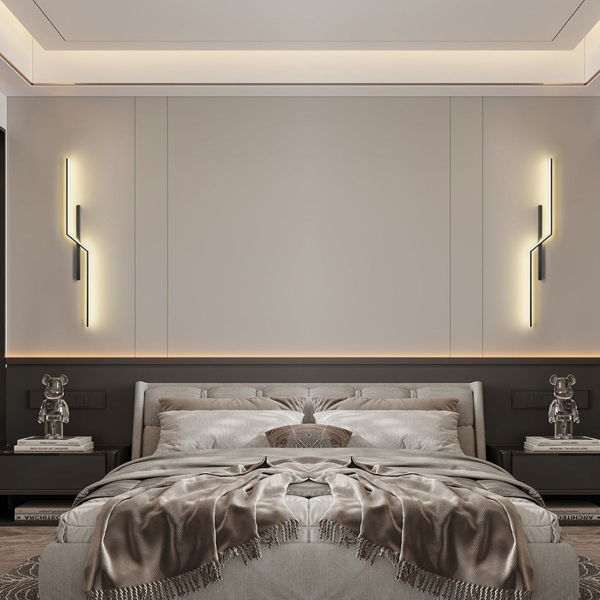 Iraeir Aplique de pared Minimalista