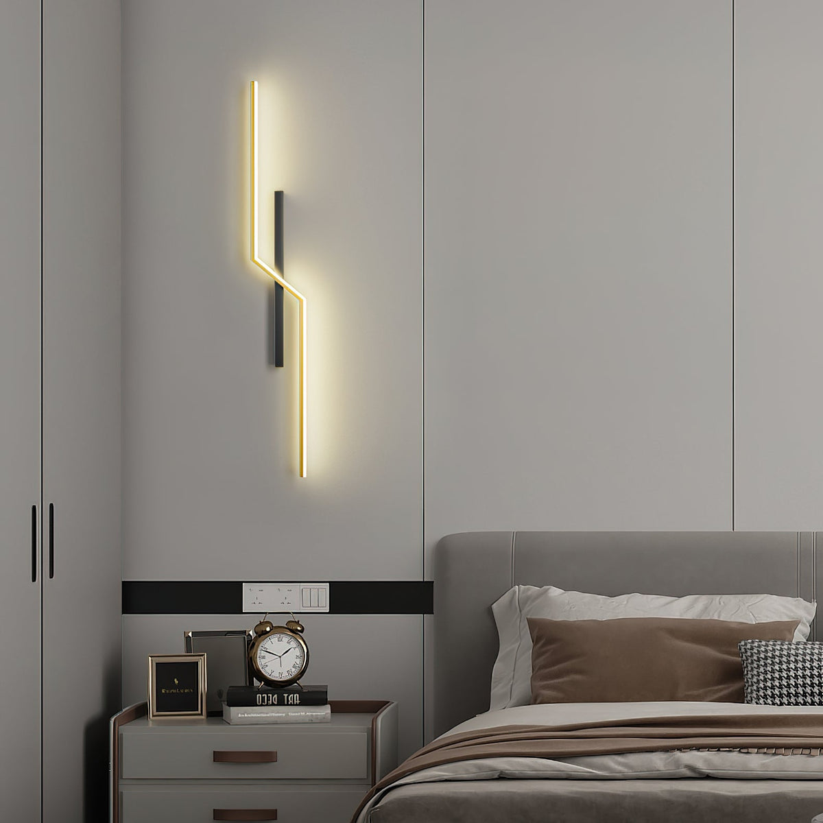 Iraeir Aplique de pared Minimalista
