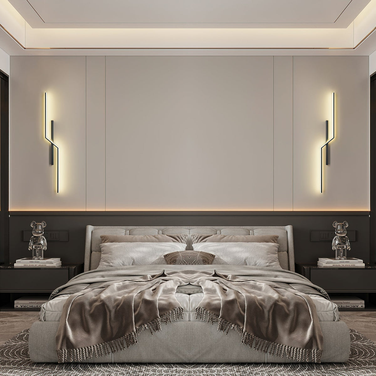 Iraeir Aplique de pared Minimalista