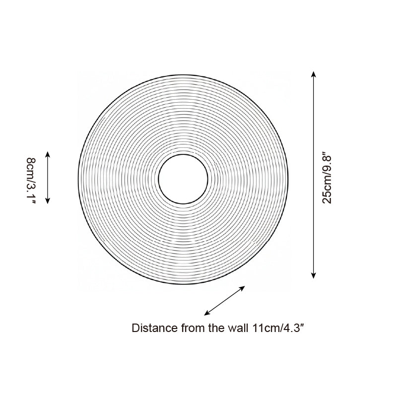 Cirisise aplique de pared Coil