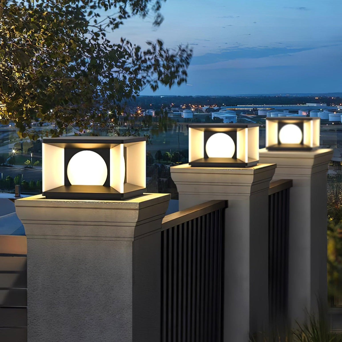 Joshun luminaria exterior moderna
