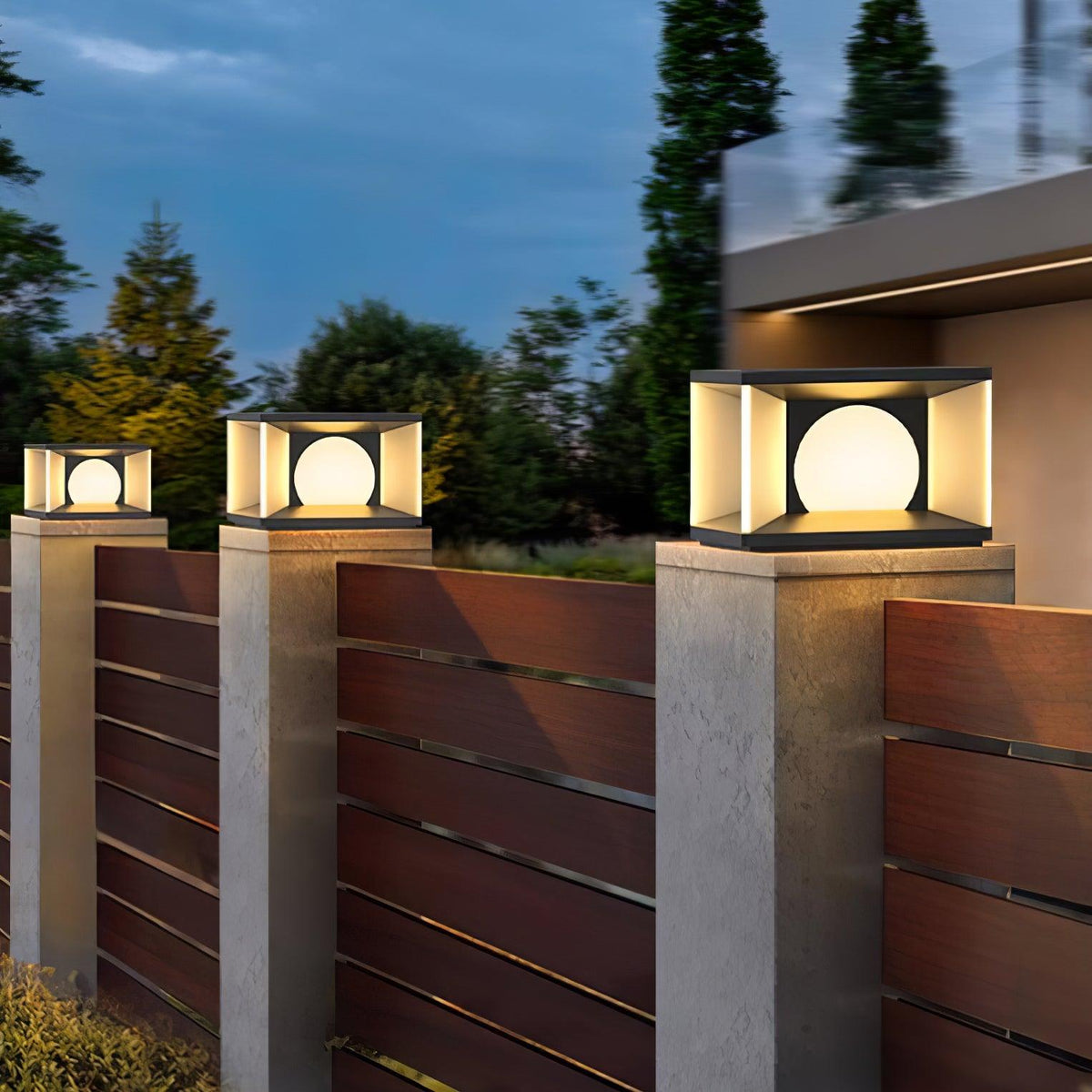 Joshun luminaria exterior moderna