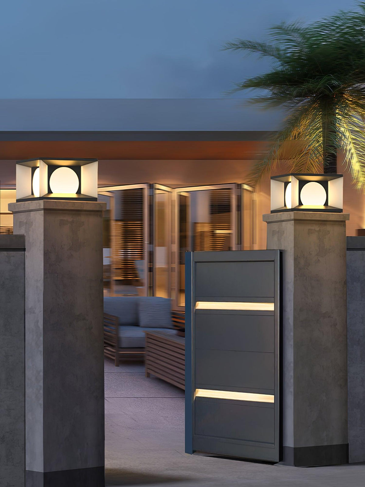 Joshun luminaria exterior moderna