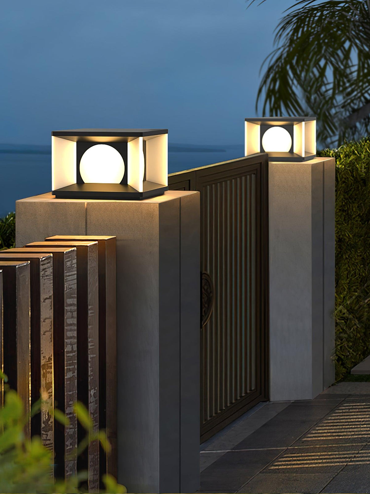 Joshun luminaria exterior moderna