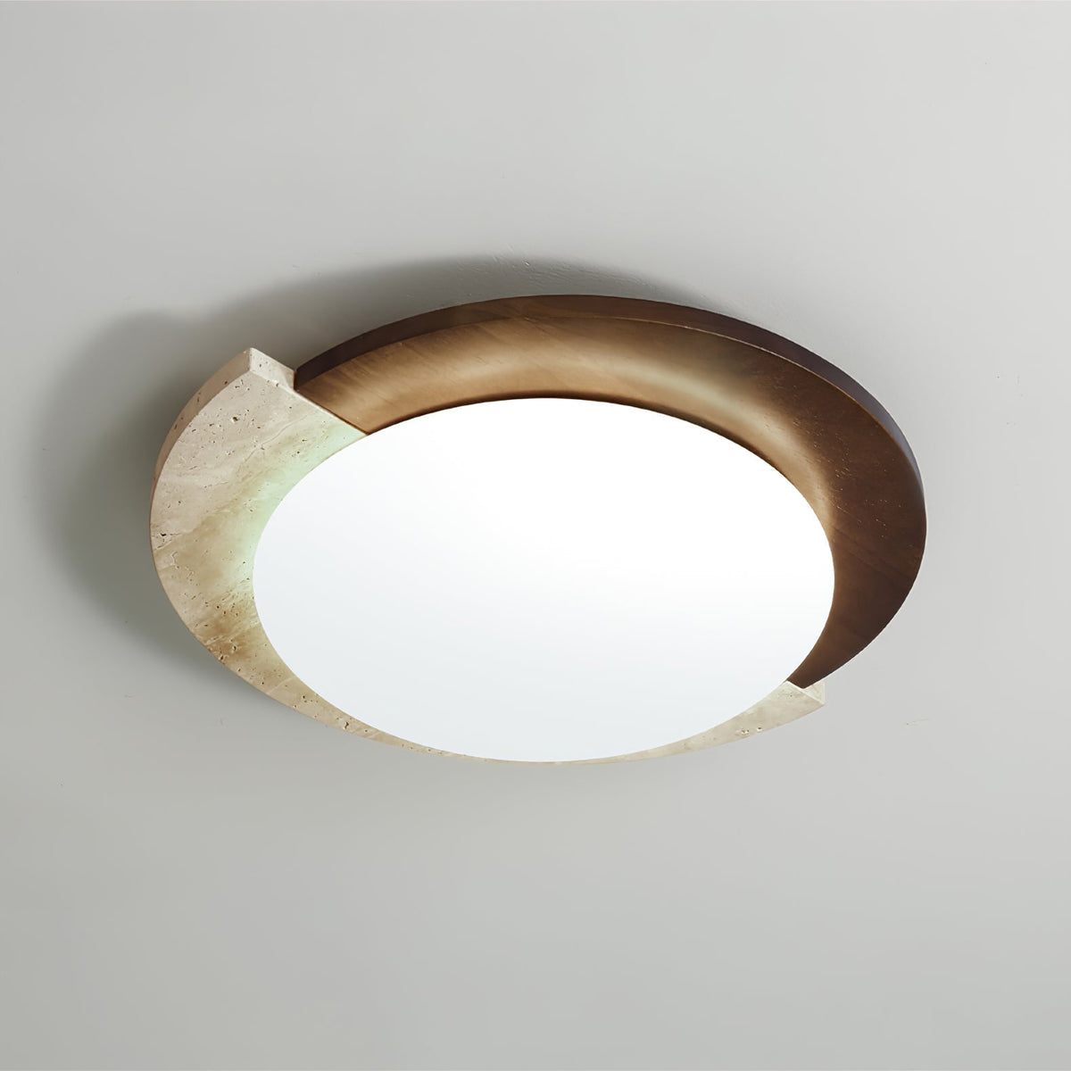 Ivnoran Luz de Techo Moderna de Travertino