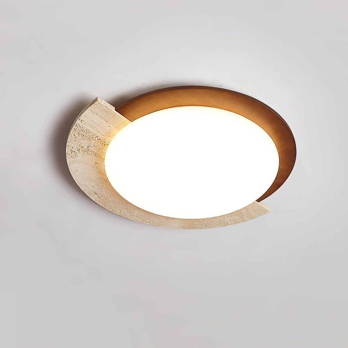 Ivnoran Luz de Techo Moderna de Travertino