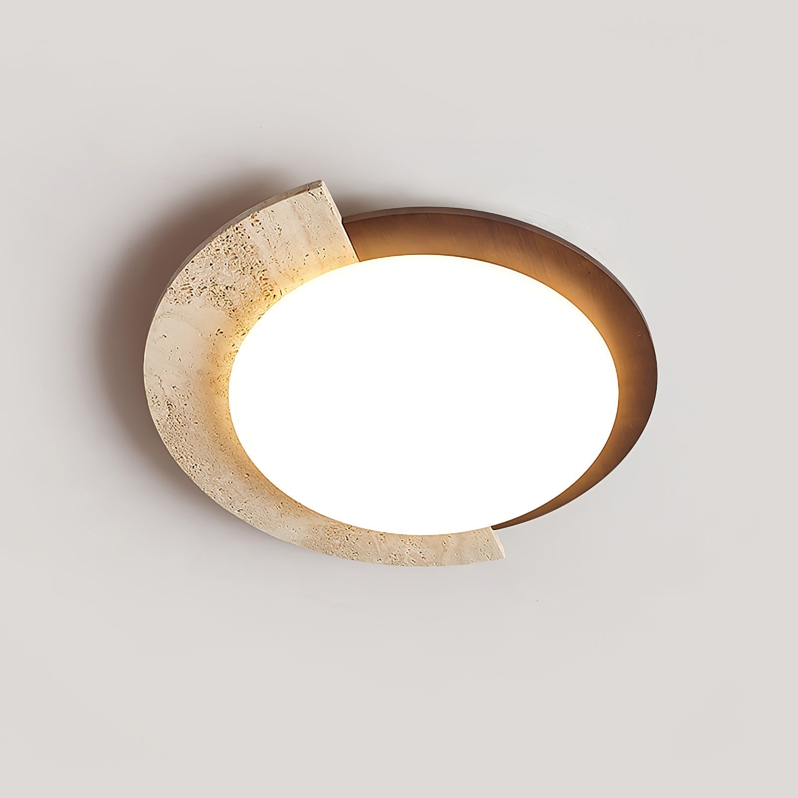 Ivnoran Luz de Techo Moderna de Travertino