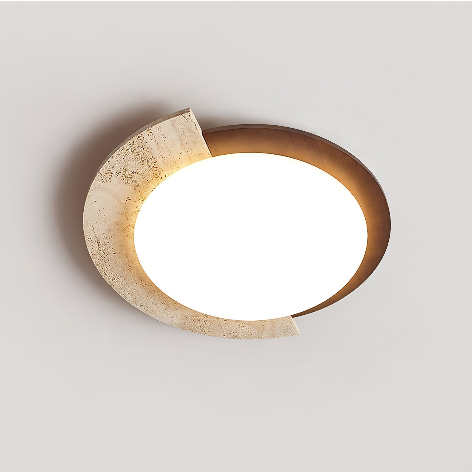 Ivnoran Luz de Techo Moderna de Travertino