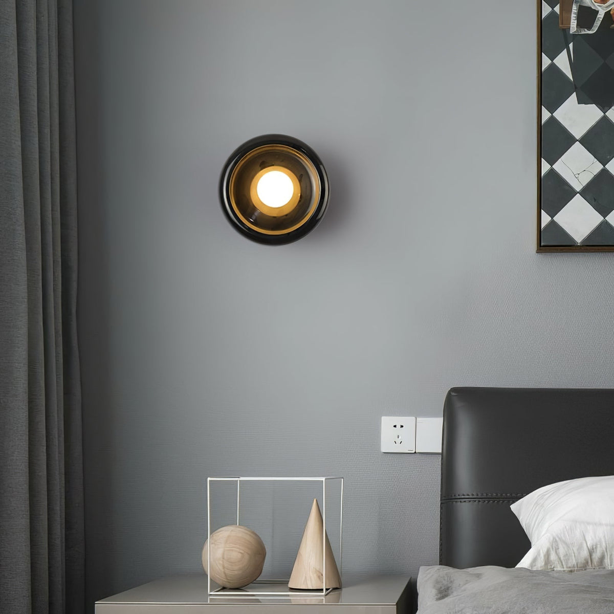 Molt aplique de pared de jade natural en mármol estilo nórdico