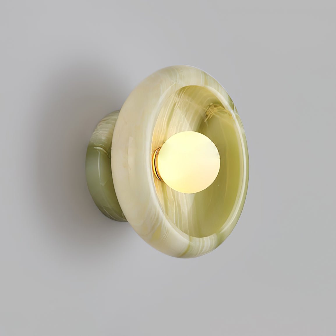 Molt aplique de pared de jade natural en mármol estilo nórdico