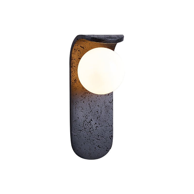 Serelora aplique de pared negro travertino