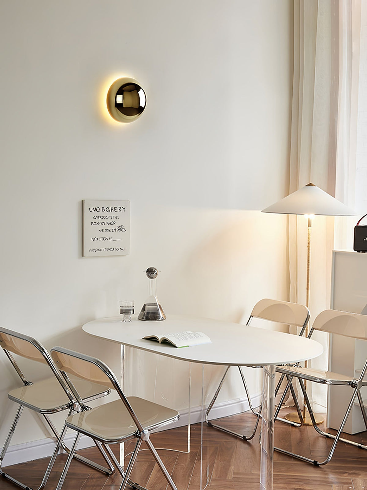 Virixy aplique de pared moderno minimalista esfera