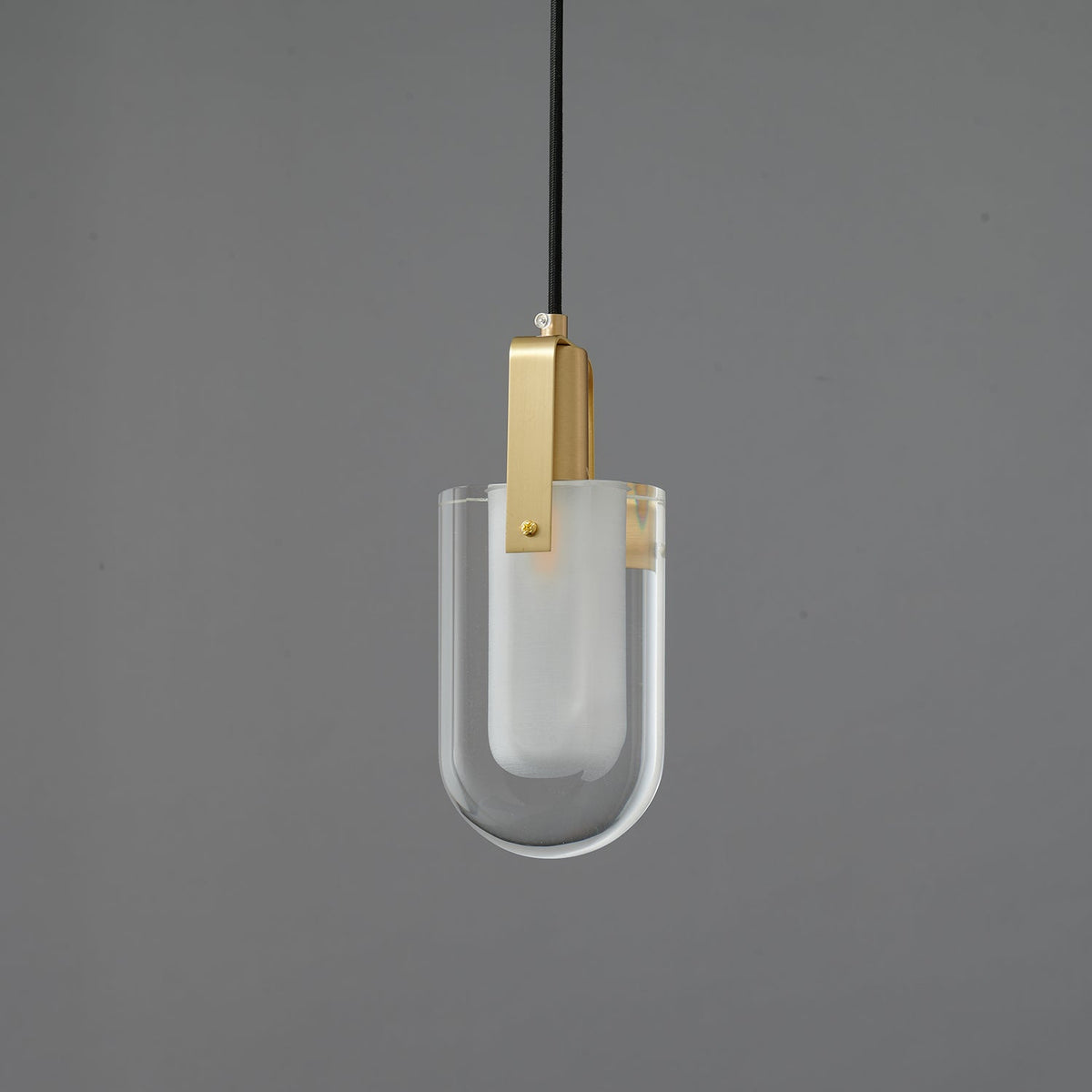 Luxinira lámpara colgante pantalla transparente cristal