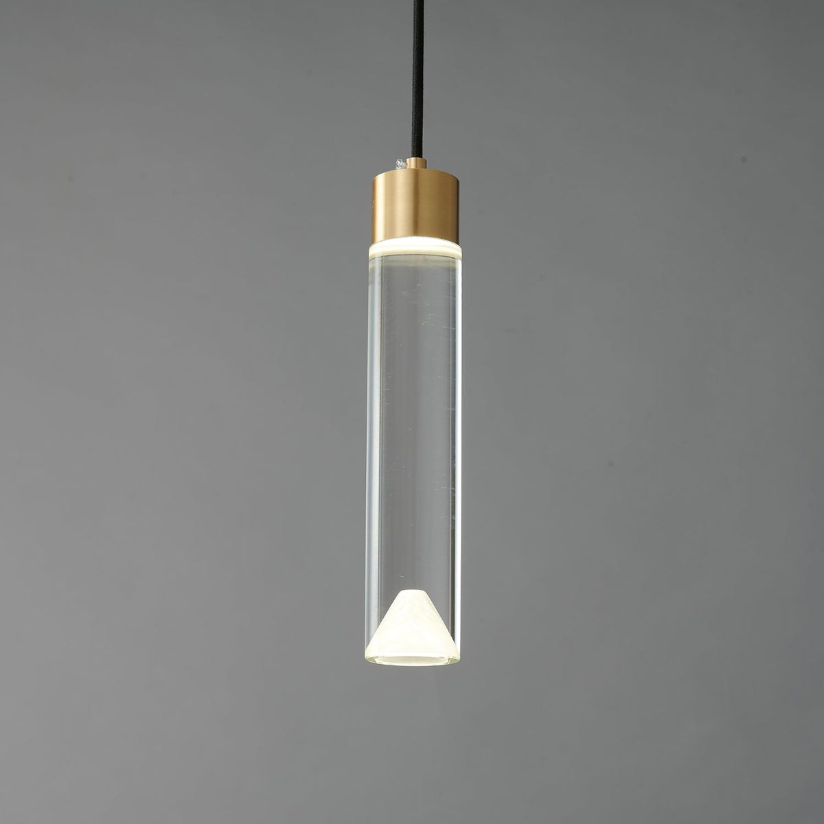 Luxinira lámpara colgante pantalla transparente cristal