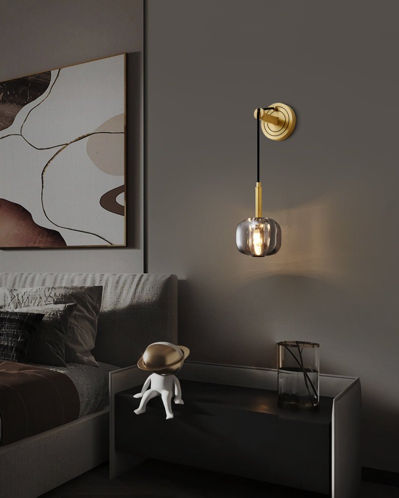 Zodorila aplique de pared moderno minimalista en cristal