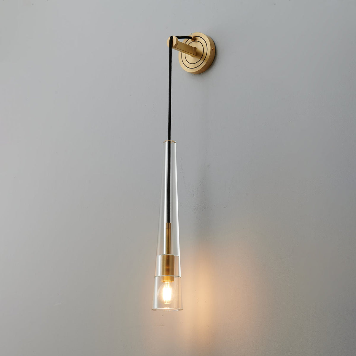 Zodorila aplique de pared moderno minimalista en cristal