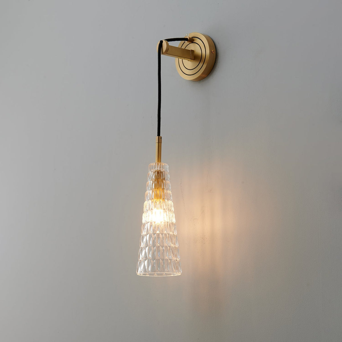 Zodorila aplique de pared moderno minimalista en cristal