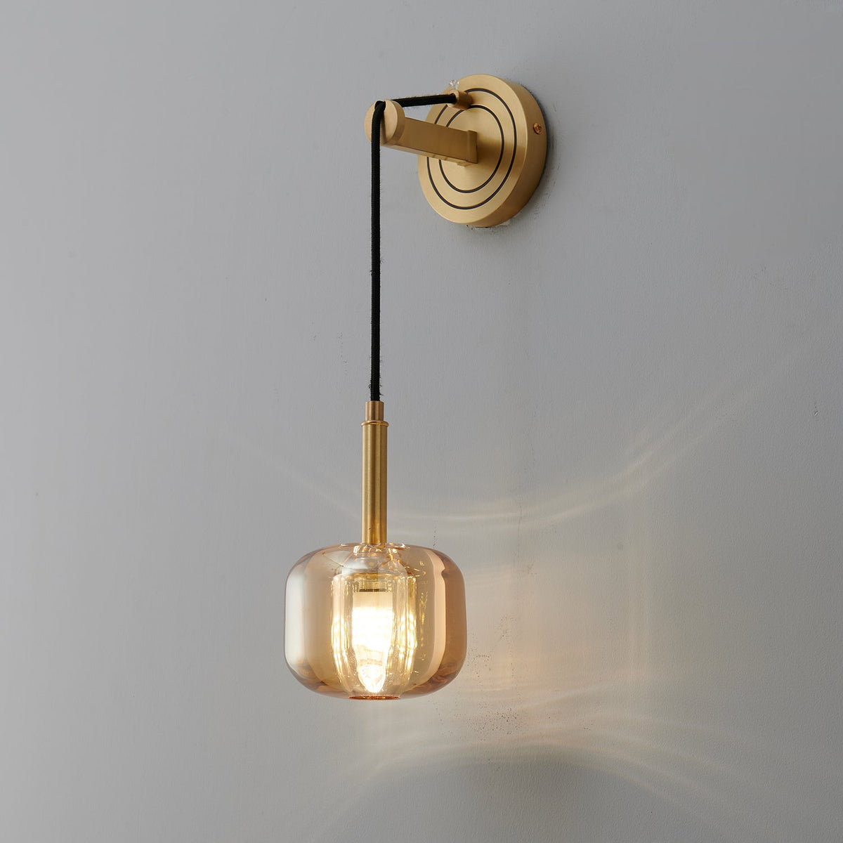 Zodorila aplique de pared moderno minimalista en cristal