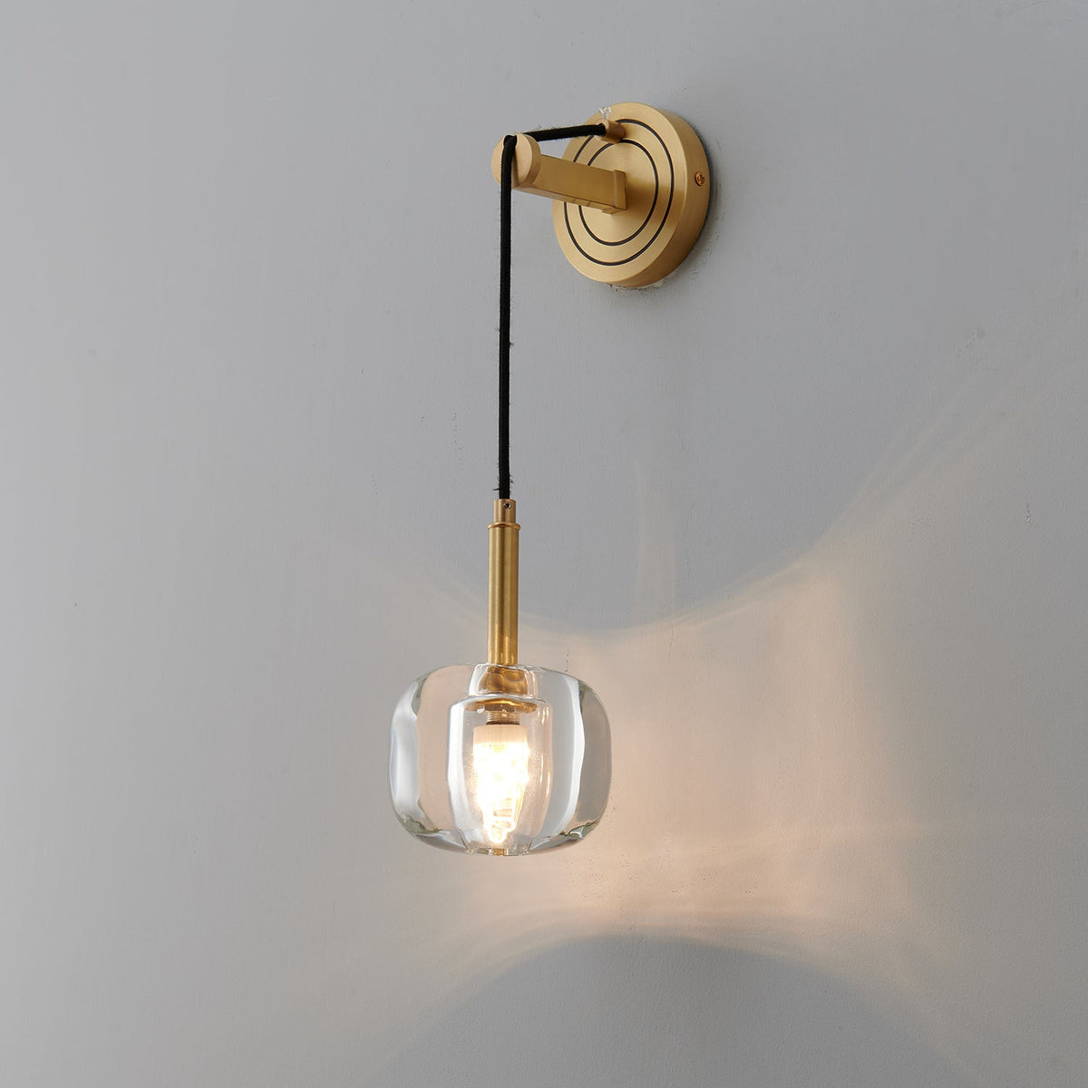 Zodorila aplique de pared moderno minimalista en cristal