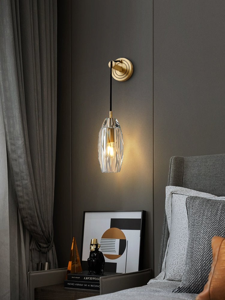 Zodorila aplique de pared moderno minimalista en cristal