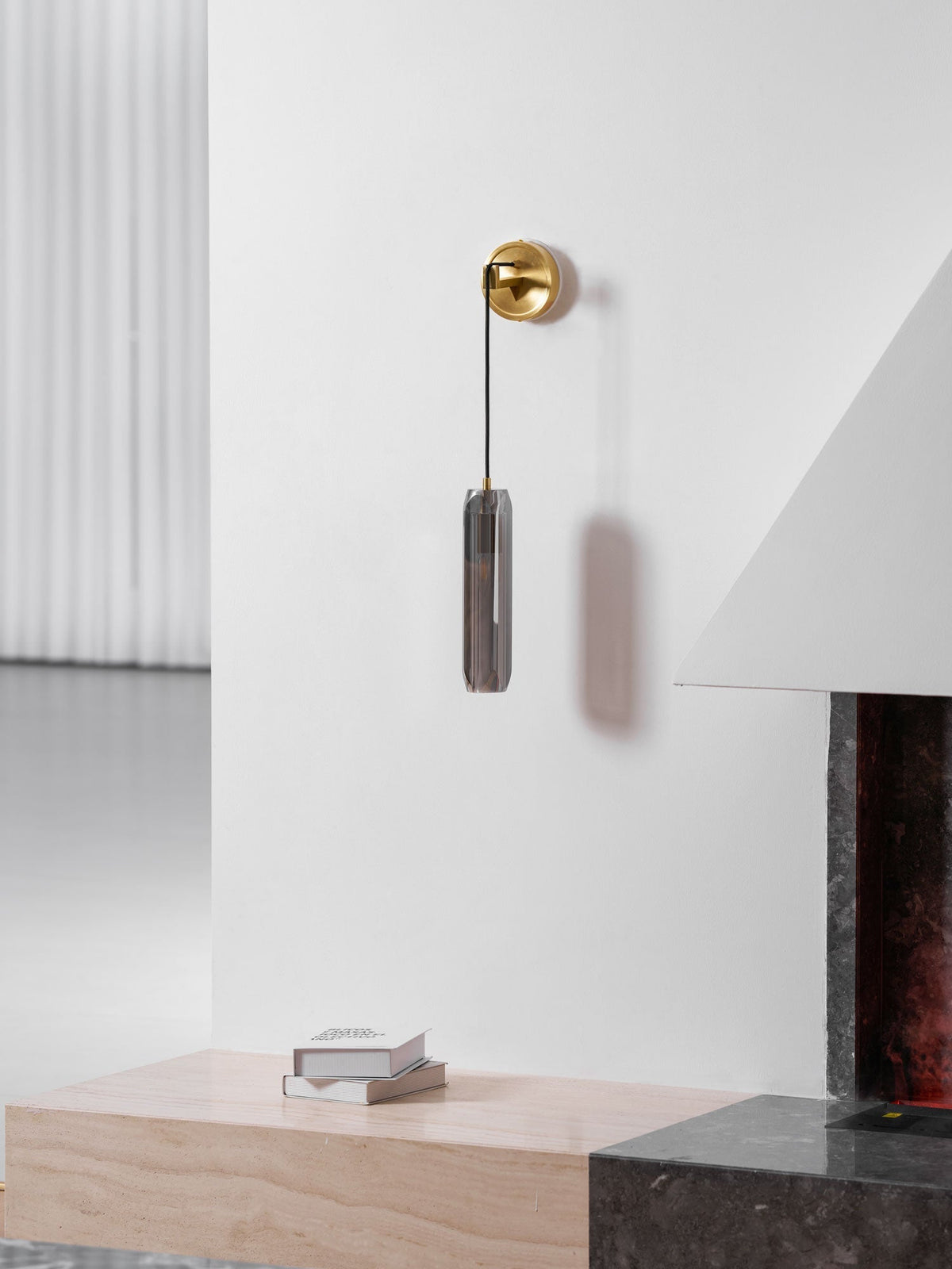 Zodorila aplique de pared moderno minimalista en cristal