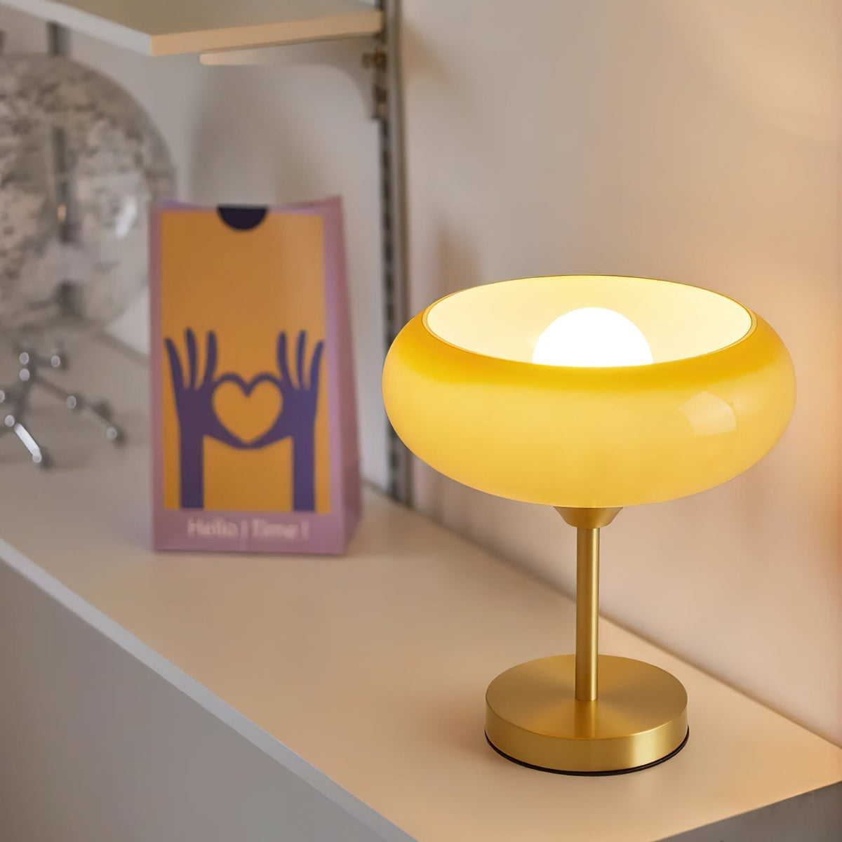 Saffron lámpara de mesa