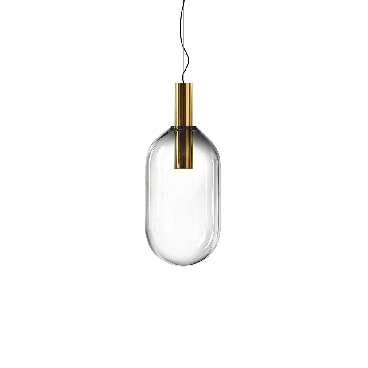 Aeris lámpara colgante minimalista de vidrio