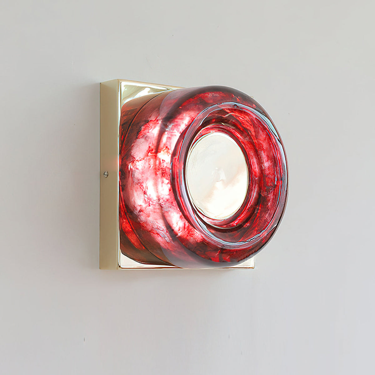 Eisner aplique de pared rojo