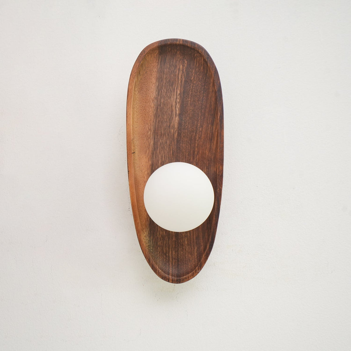 Sylaise aplique de pared moderno minimalista de madera y vidrio