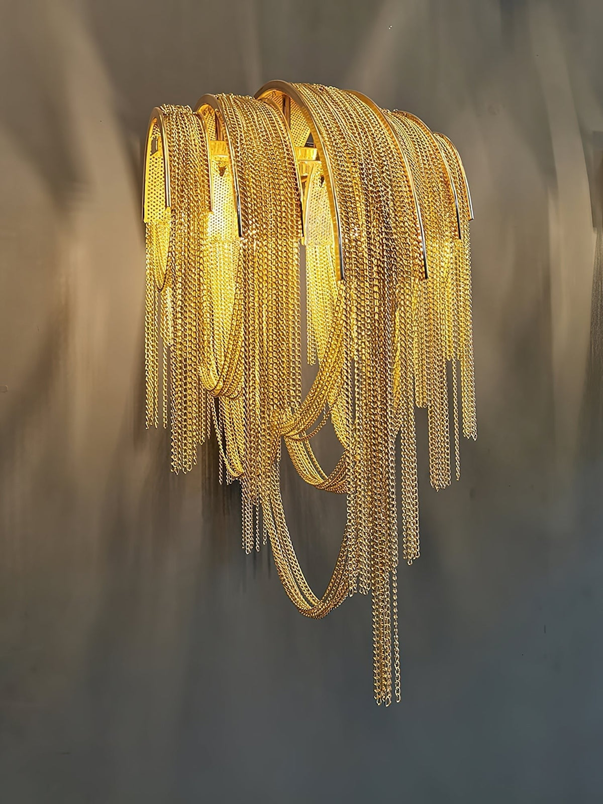 Chains aplique de pared Postmodern de lujo Tassel
