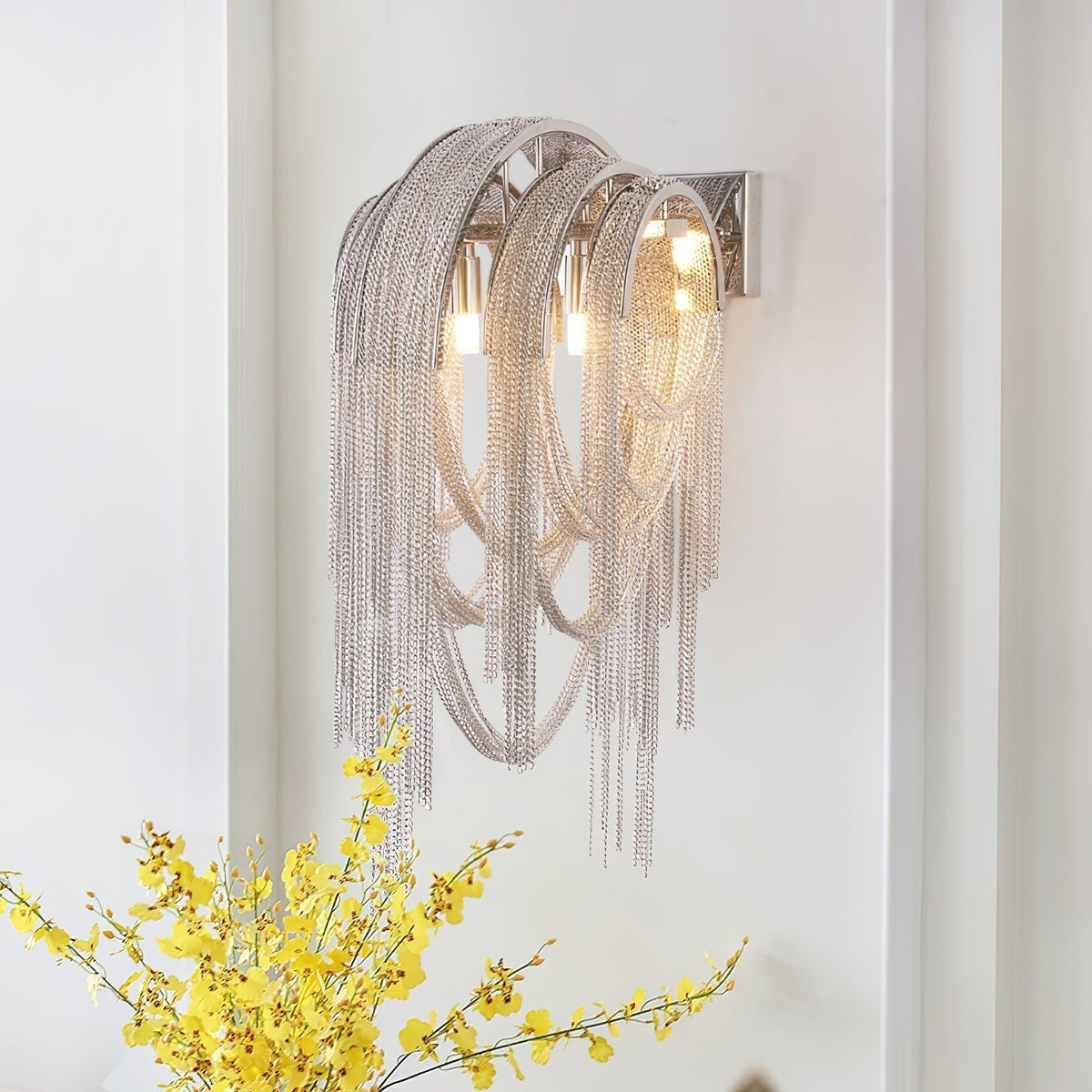 Chains aplique de pared Postmodern de lujo Tassel