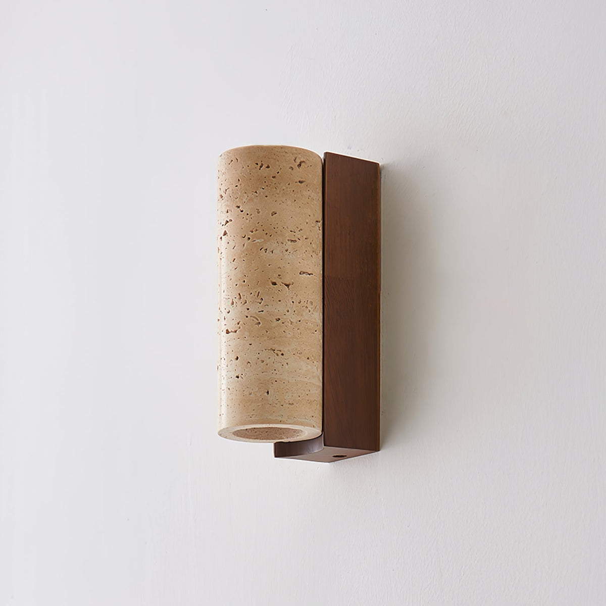 Ritta Lámpara de Pared de Travertino Natural