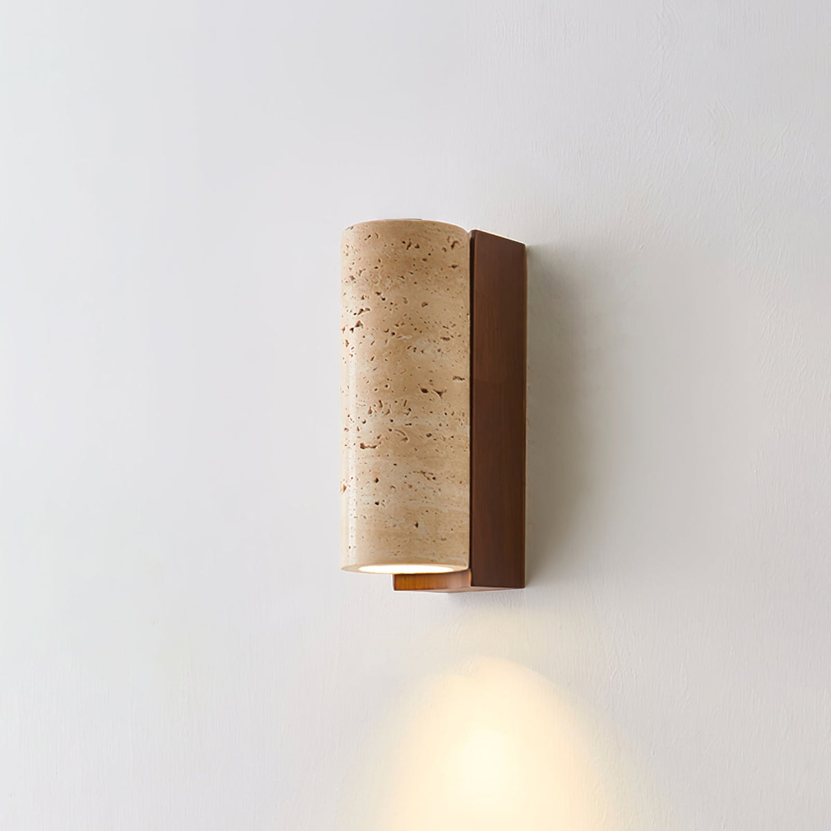 Ritta Lámpara de Pared de Travertino Natural