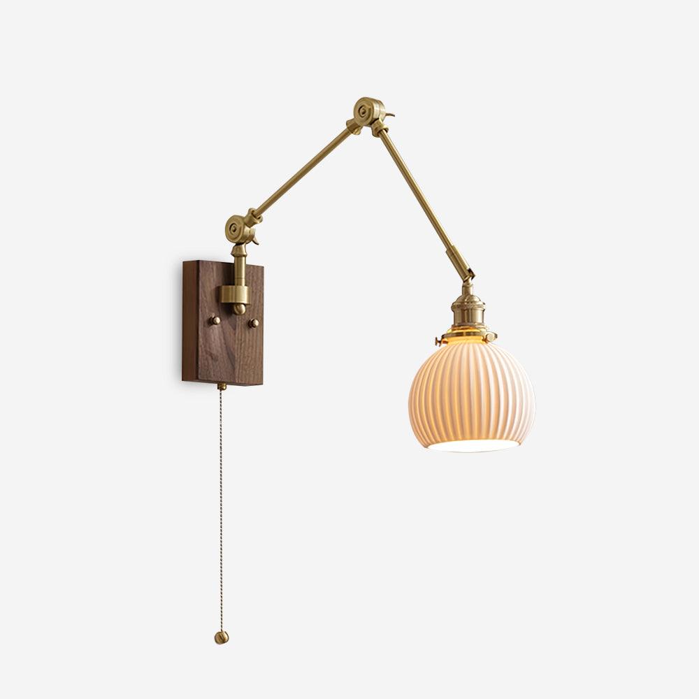 Vetra aplique de pared vintage regulable con brazo oscilante