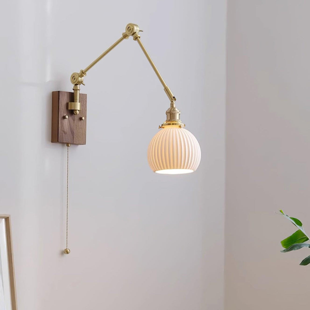 Vetra aplique de pared vintage regulable con brazo oscilante