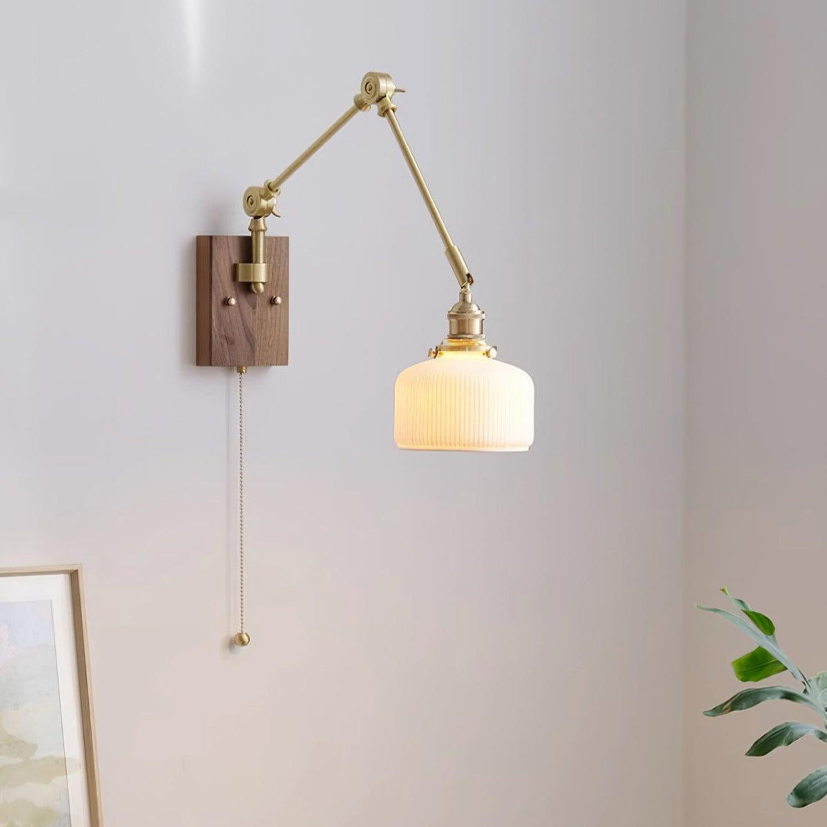 Vetra aplique de pared vintage regulable con brazo oscilante