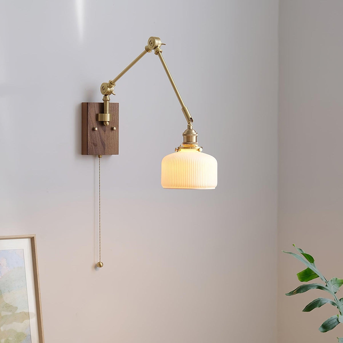 Vetra aplique de pared vintage regulable con brazo oscilante
