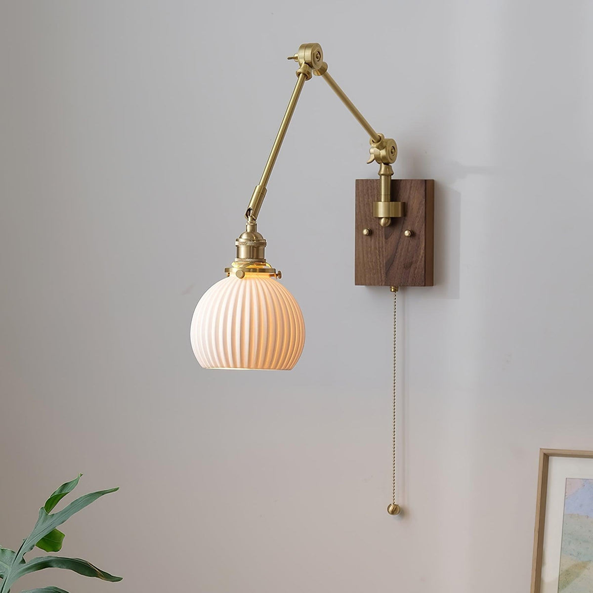 Vetra aplique de pared vintage regulable con brazo oscilante