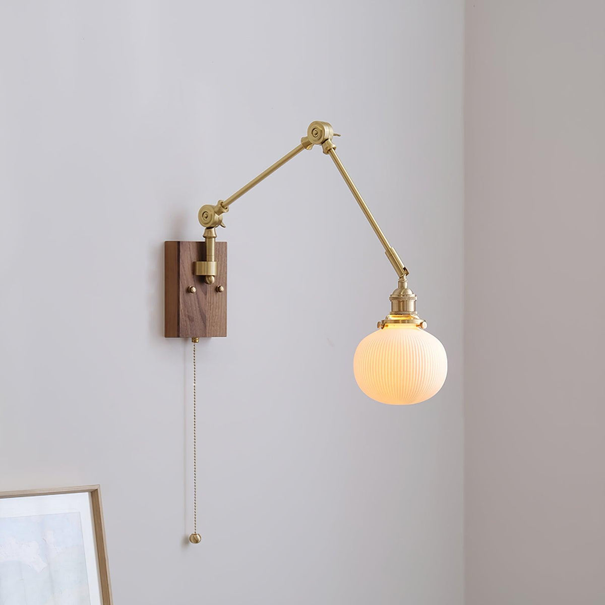 Vetra aplique de pared vintage regulable con brazo oscilante